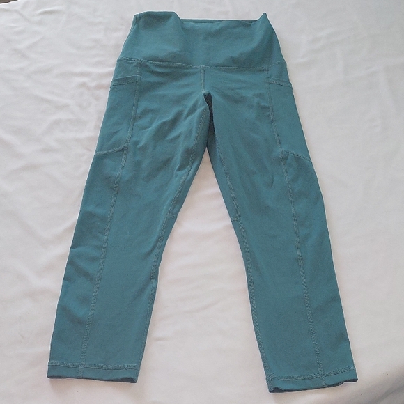 Yogalicious Teal Leggings - Picture 1 of 6